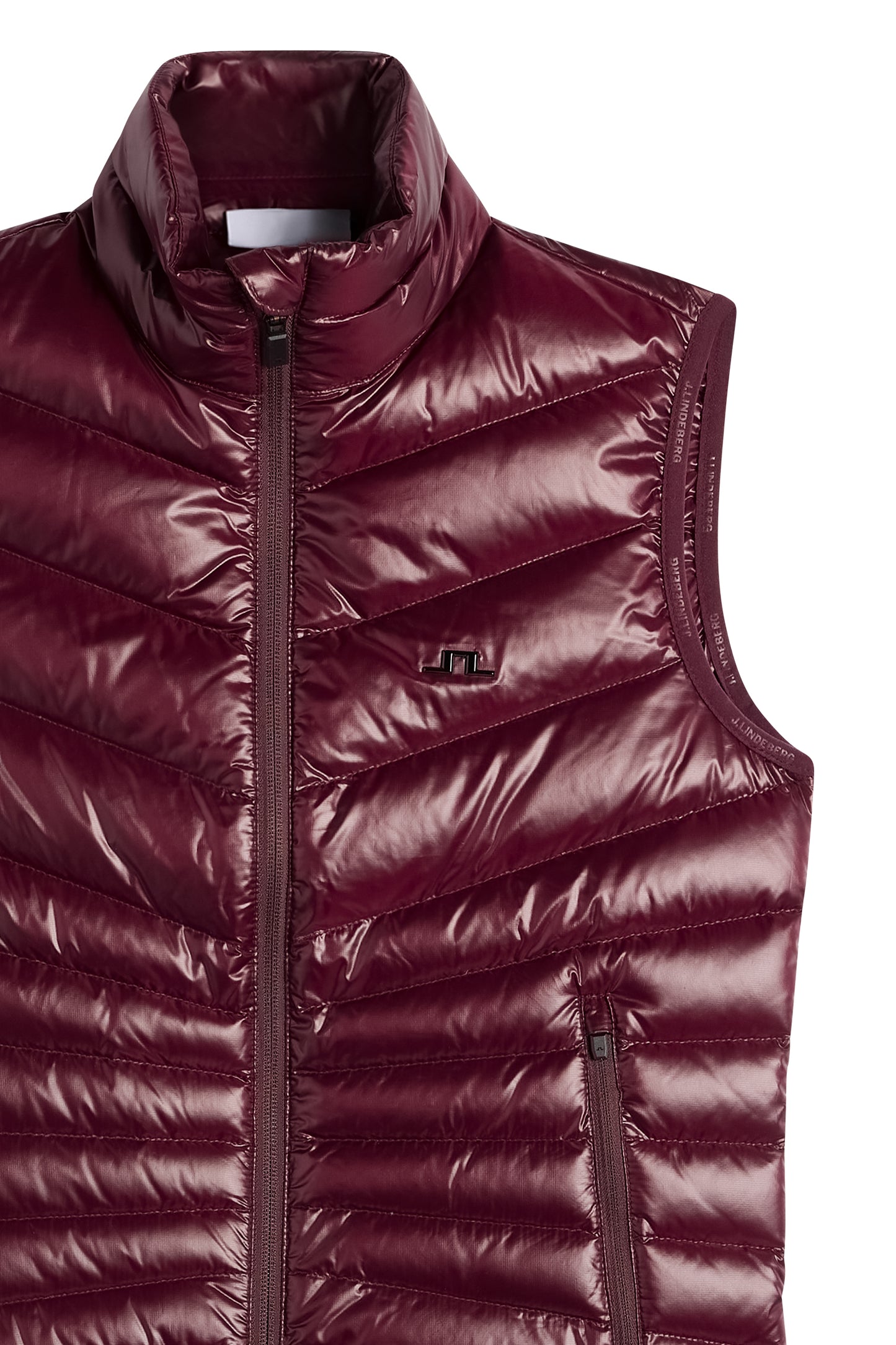 Lara Light Down Vest in Winetasting by J.Lindeberg