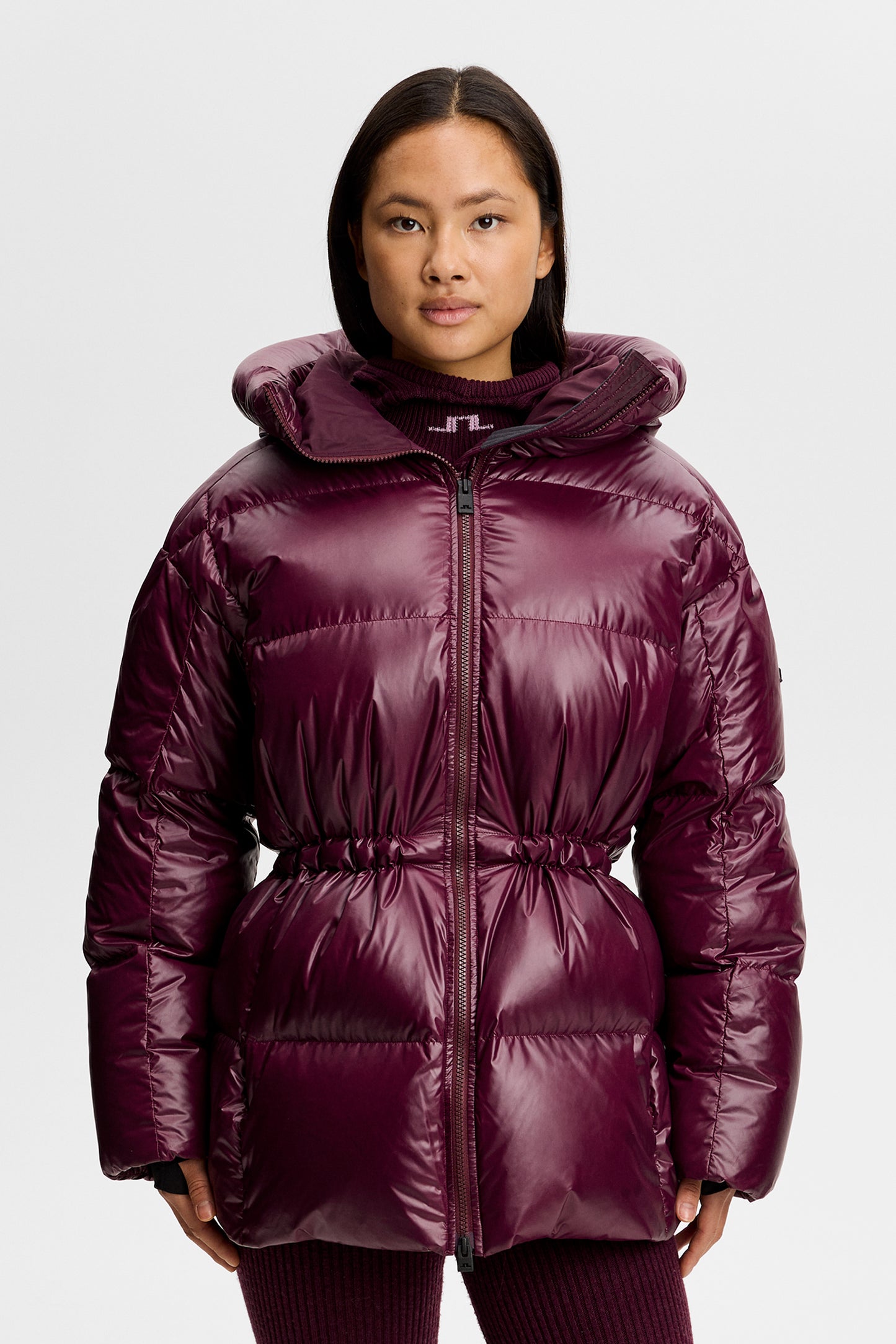 Tranquil Down Jacket in Winetasting by J.Lindeberg