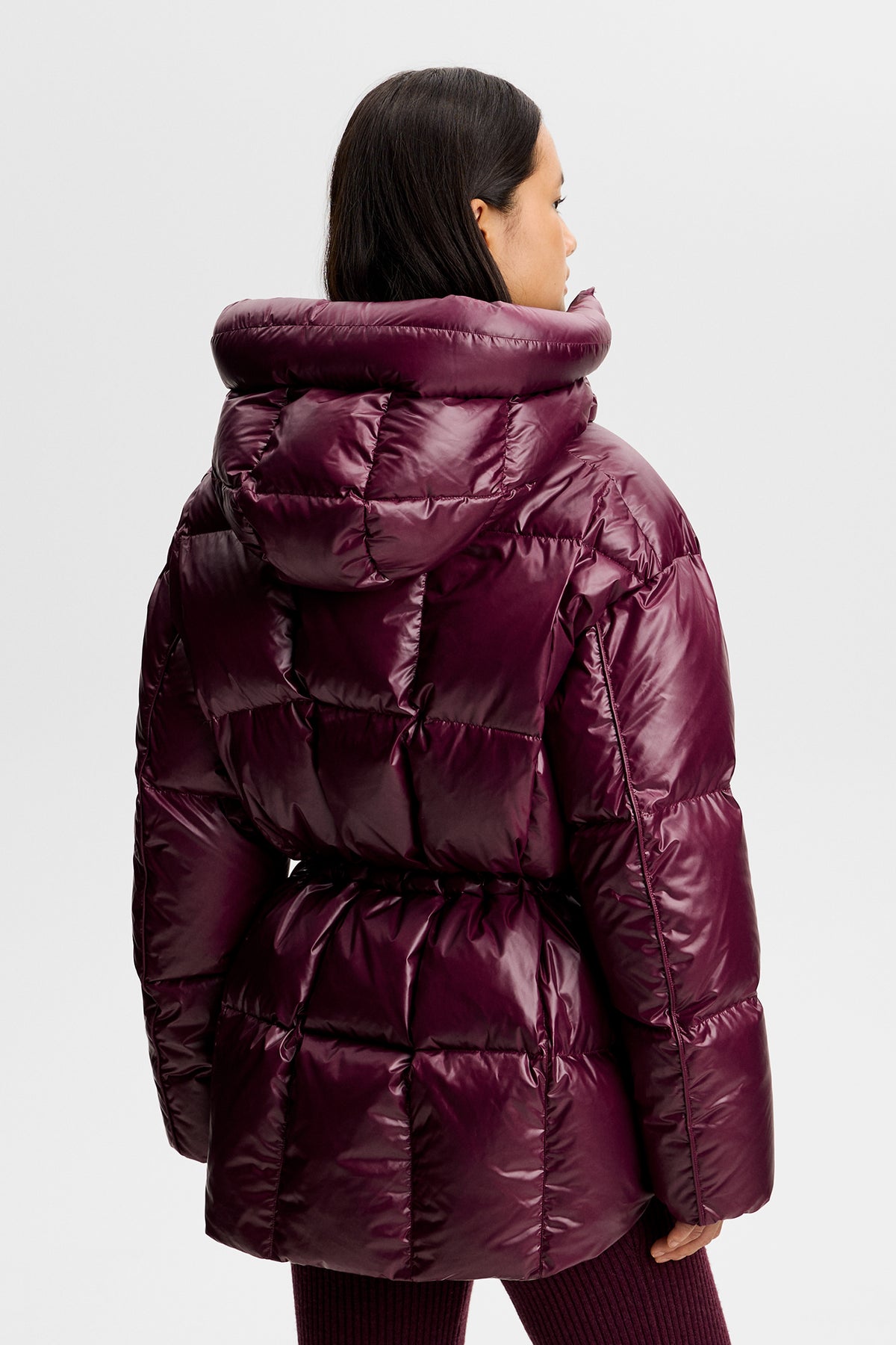 Tranquil Down Jacket in Winetasting by J.Lindeberg