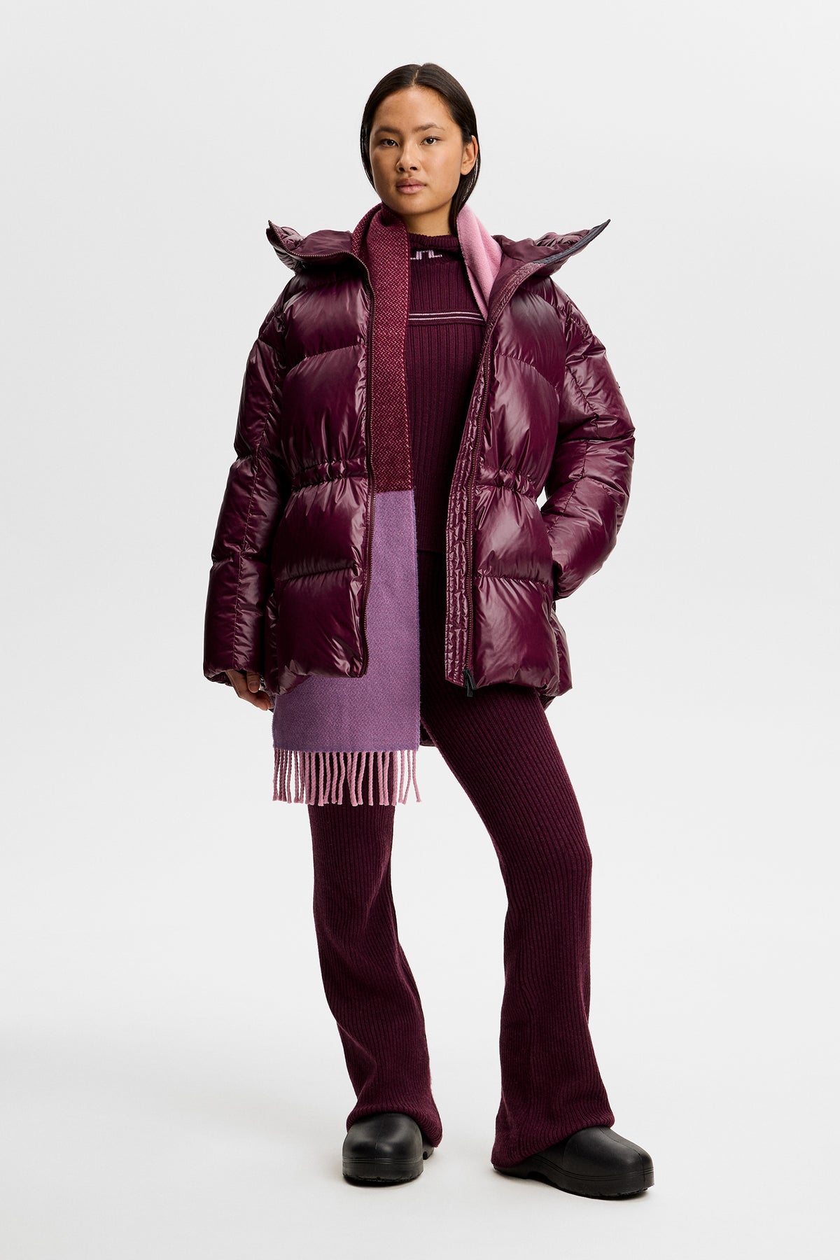 Tranquil Down Jacket in Winetasting by J.Lindeberg