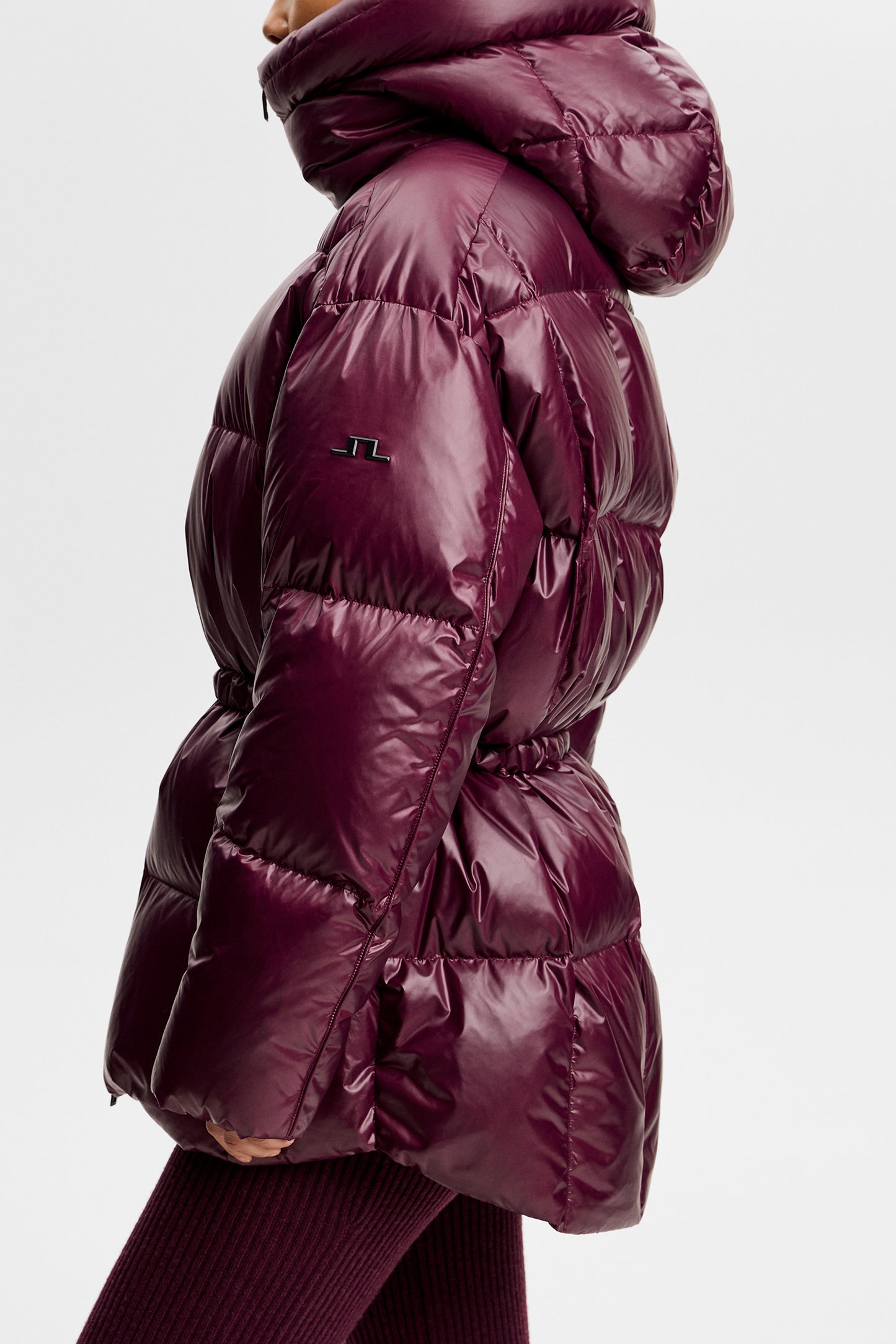 Tranquil Down Jacket in Winetasting by J.Lindeberg