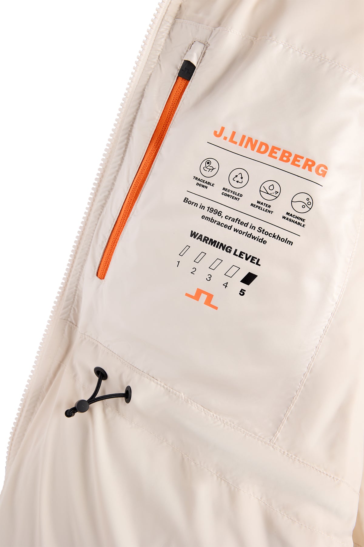 Tranquil Down Jacket in Moonbeam by J.Lindeberg