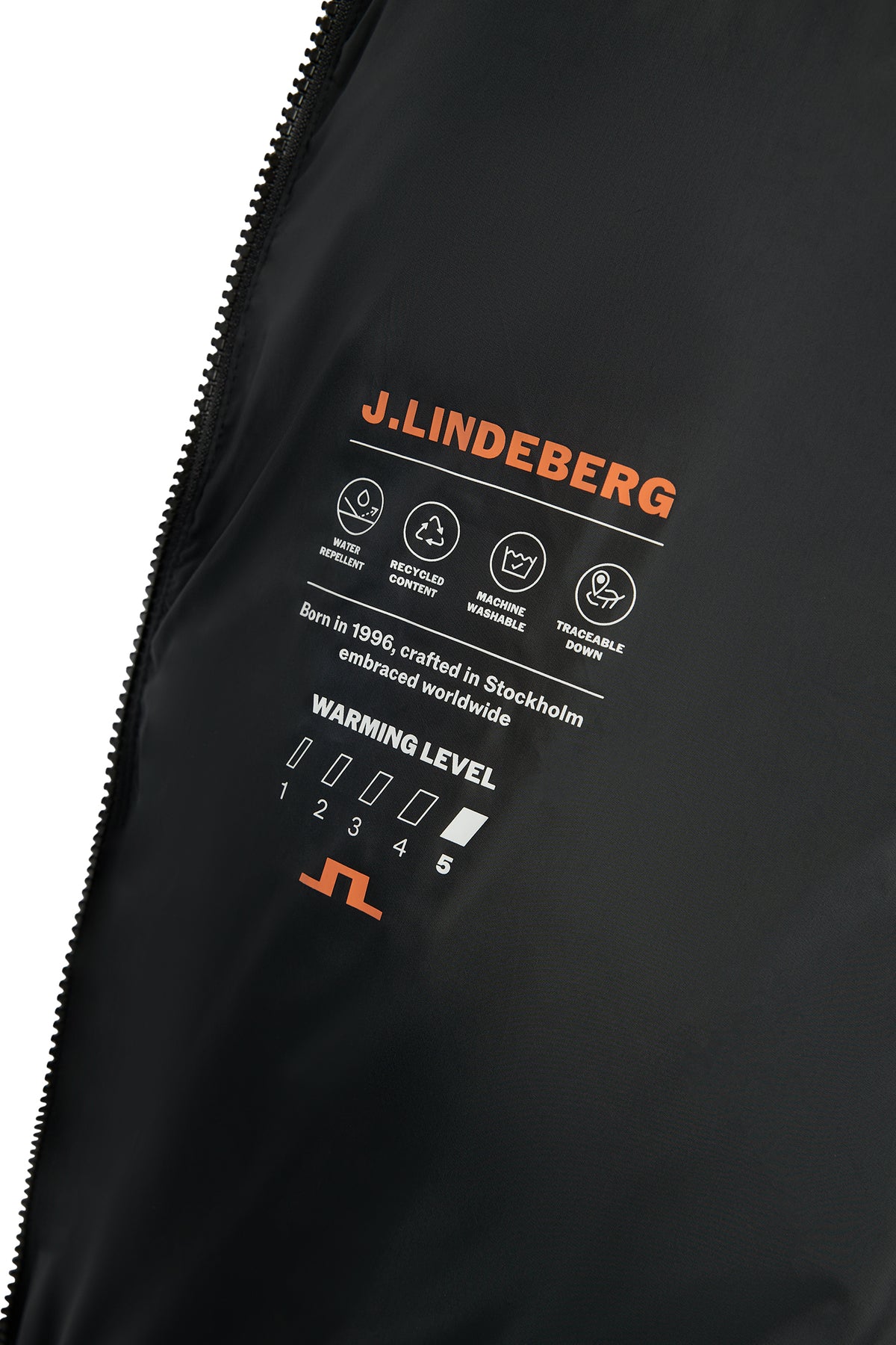 Serene Crinkle Down Parka in Black by J.Lindeberg