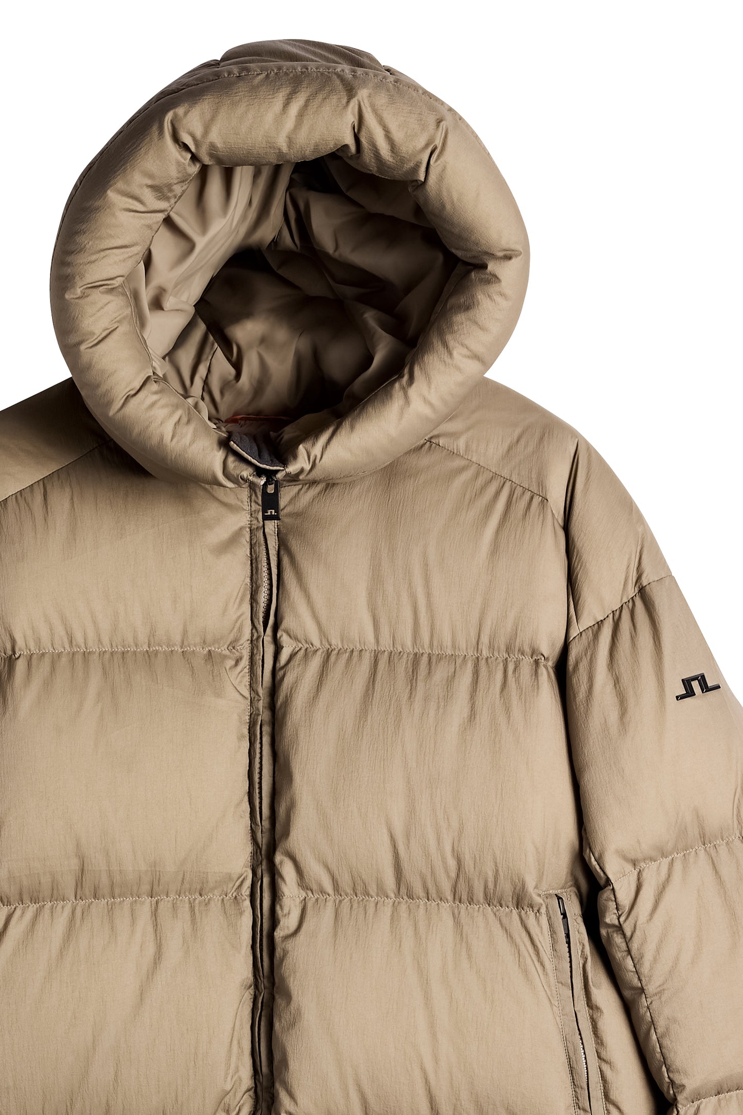 Serene Crinkle Down Parka in Brindle by J.Lindeberg