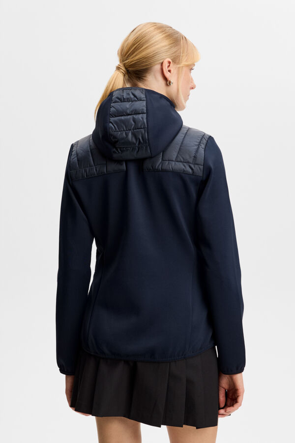 Holma Quilt Hybrid Hood / JL Navy