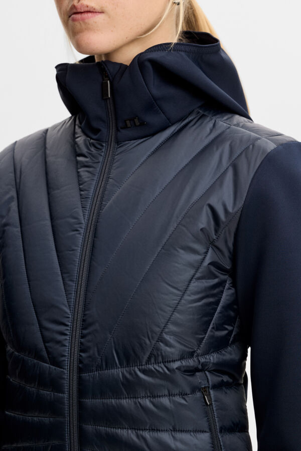Holma Quilt Hybrid Hood / JL Navy