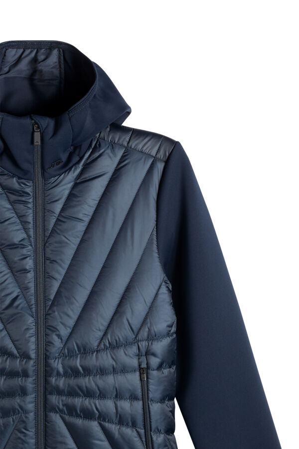 Holma Quilt Hybrid Hood / JL Navy