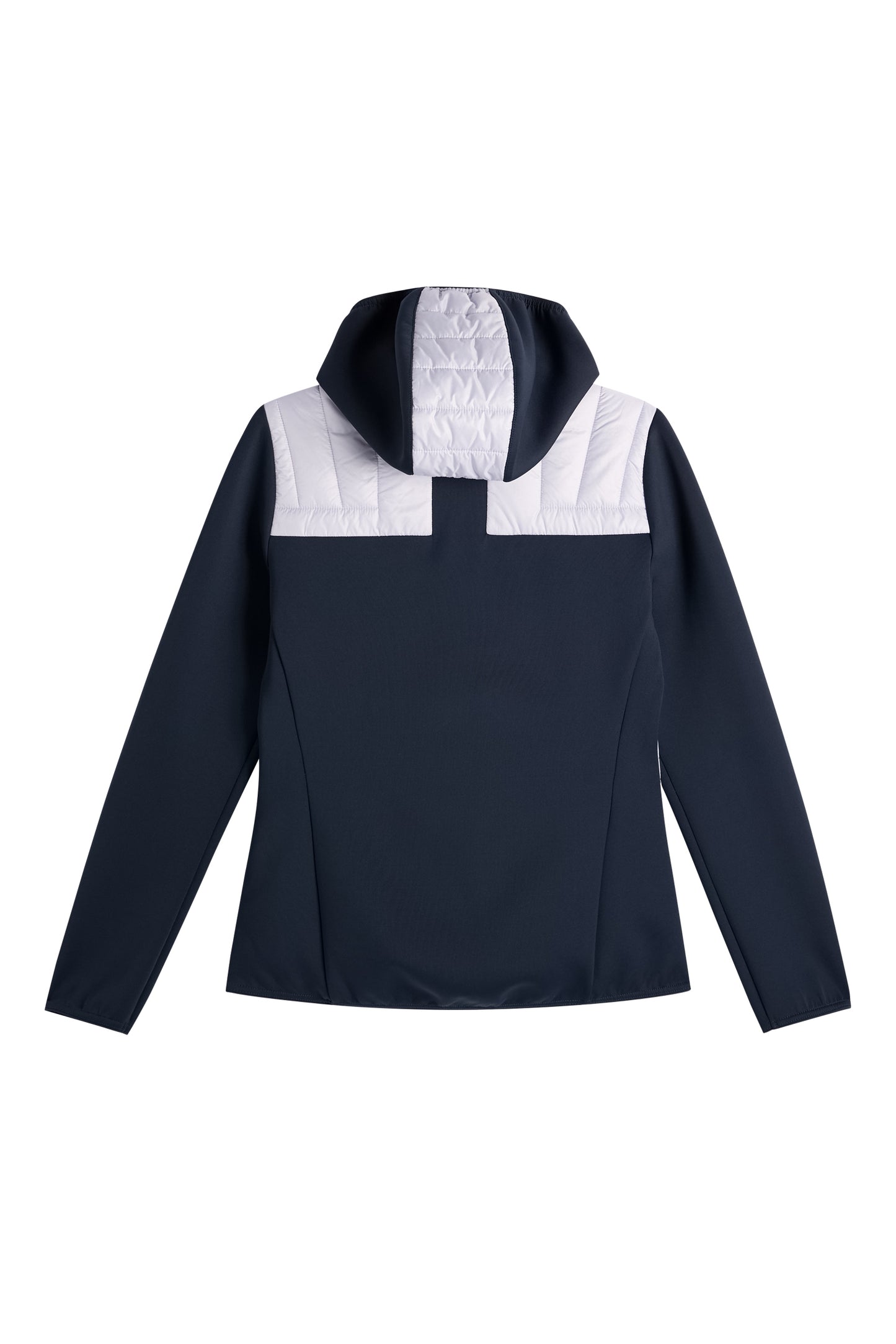 Holma Quilt Hybrid Hood in Purple Heather by J.Lindeberg