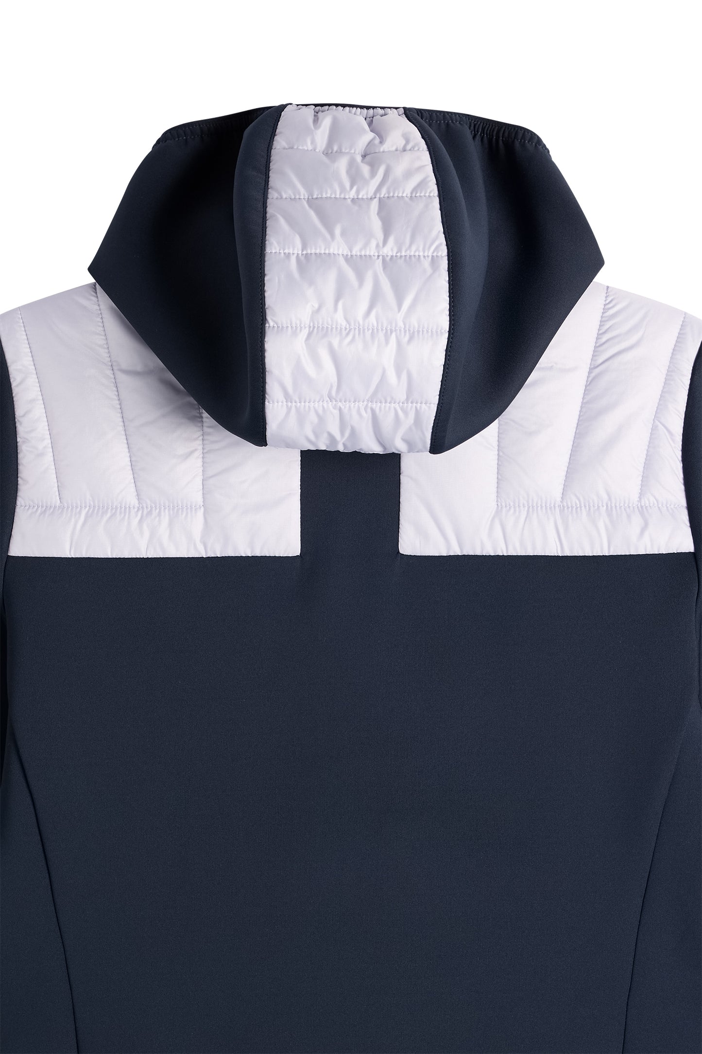Holma Quilt Hybrid Hood in Purple Heather by J.Lindeberg