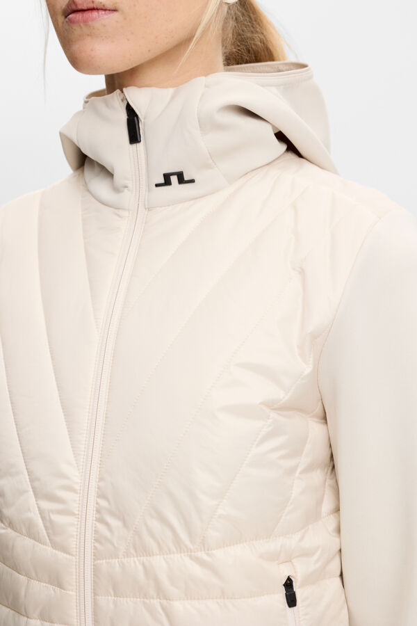 Holma Quilt Hybrid Hood / Moonbeam
