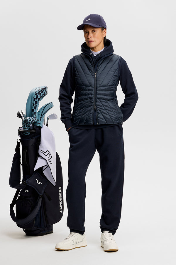 Holma Quilt Hybrid Vest / JL Navy