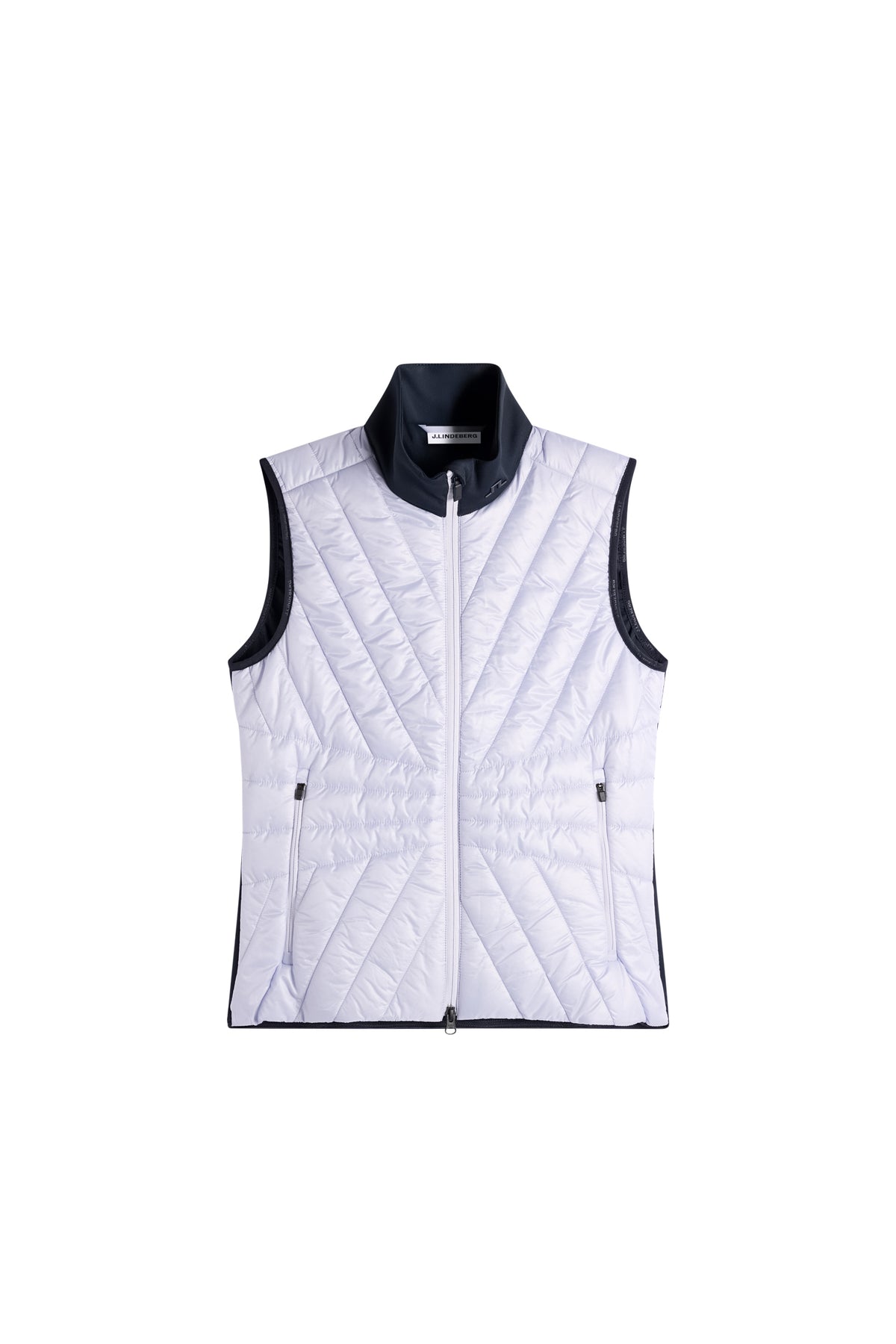 Holma Quilt Hybrid Vest in Purple Heather by J.Lindeberg
