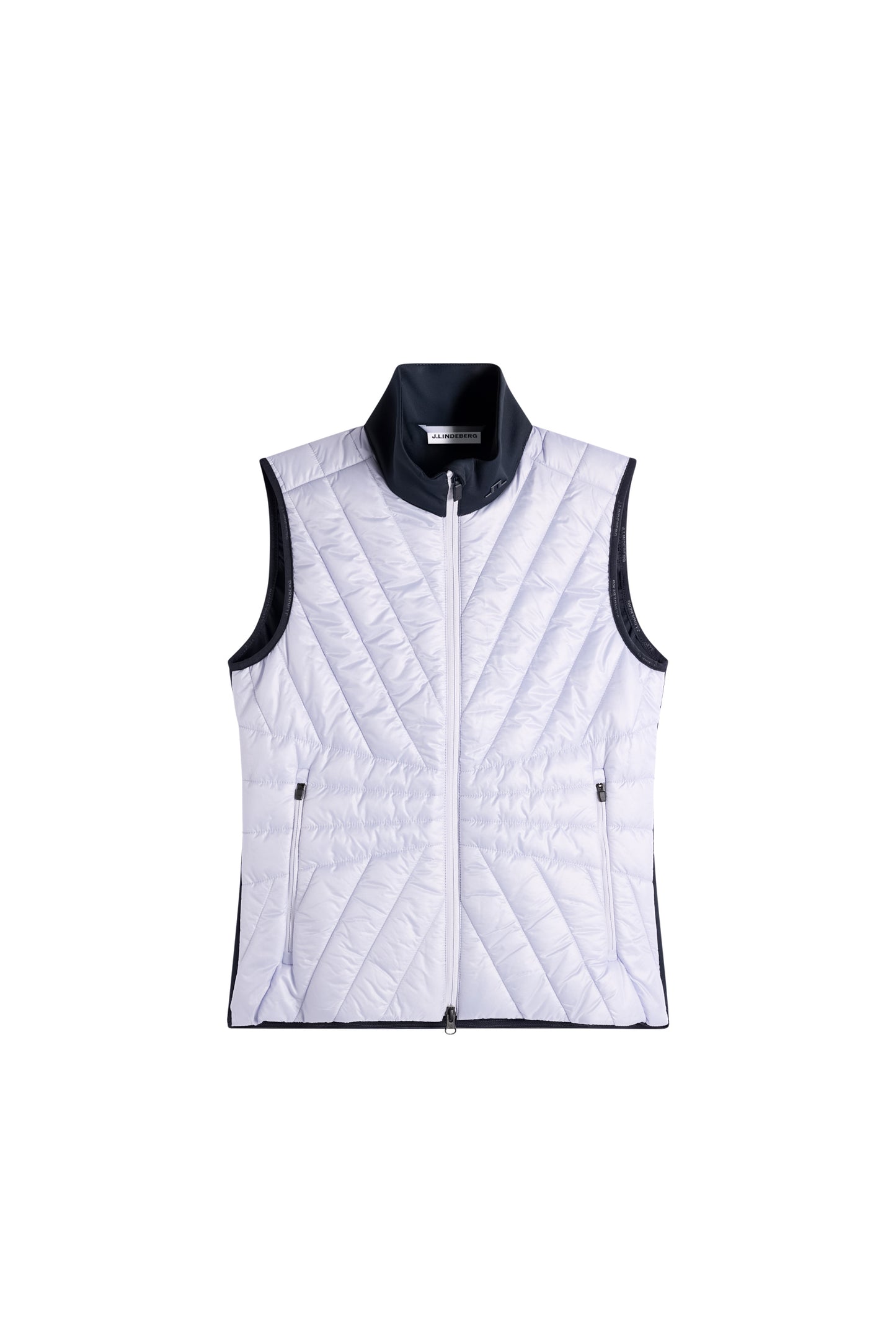 Holma Quilt Hybrid Vest in Purple Heather by J.Lindeberg