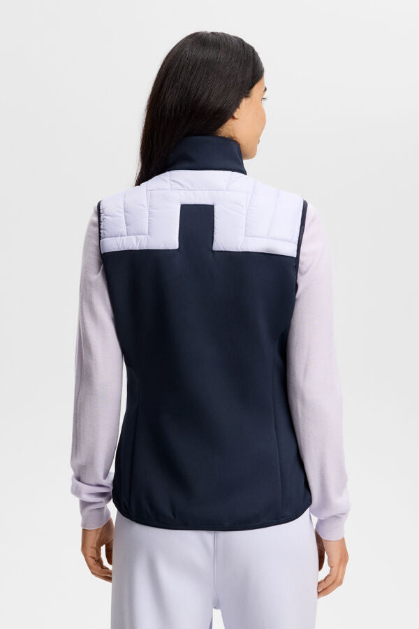 Holma Quilt Hybrid Vest / Purple Heather