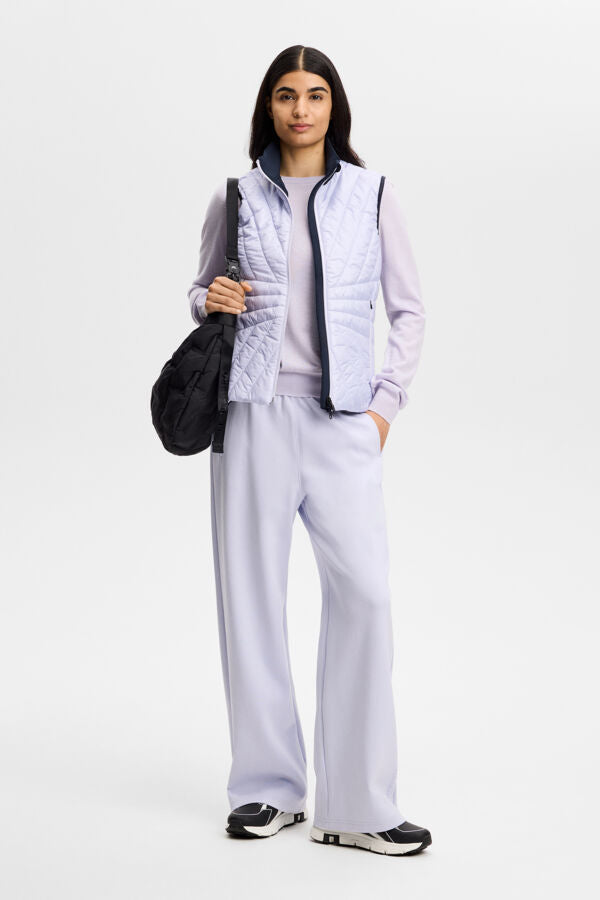 Holma Quilt Hybrid Vest / Purple Heather