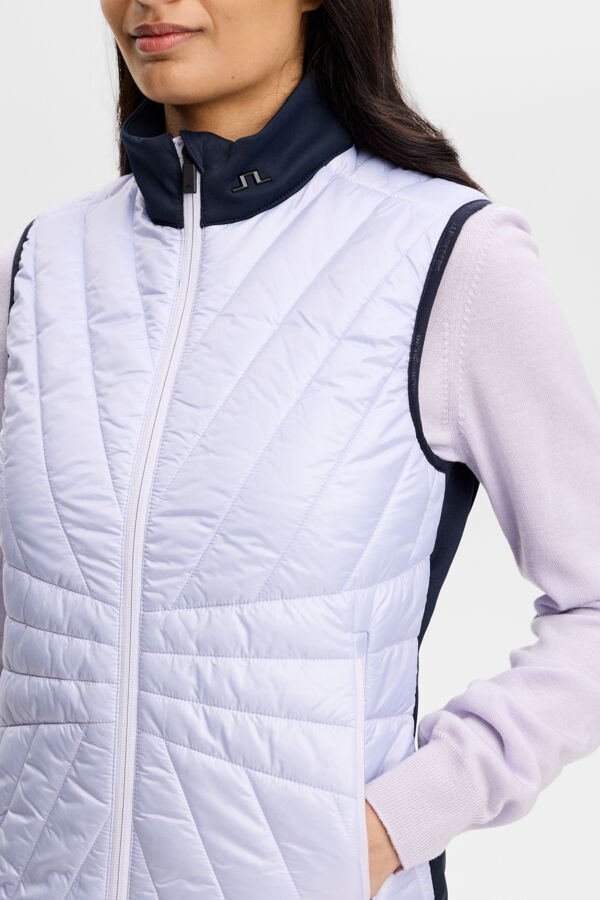 Holma Quilt Hybrid Vest / Purple Heather