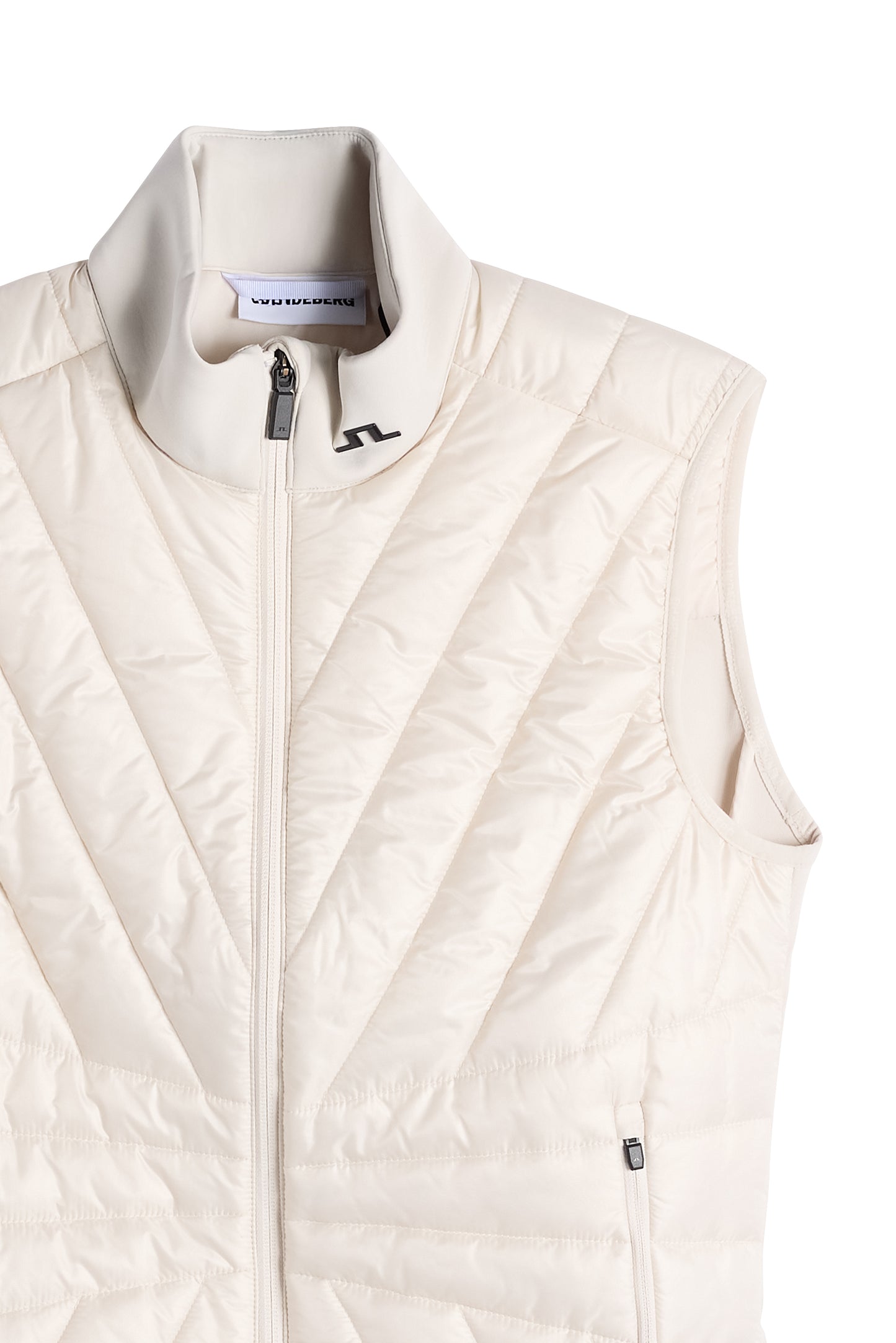 Holma Quilt Hybrid Vest in Moonbeam by J.Lindeberg