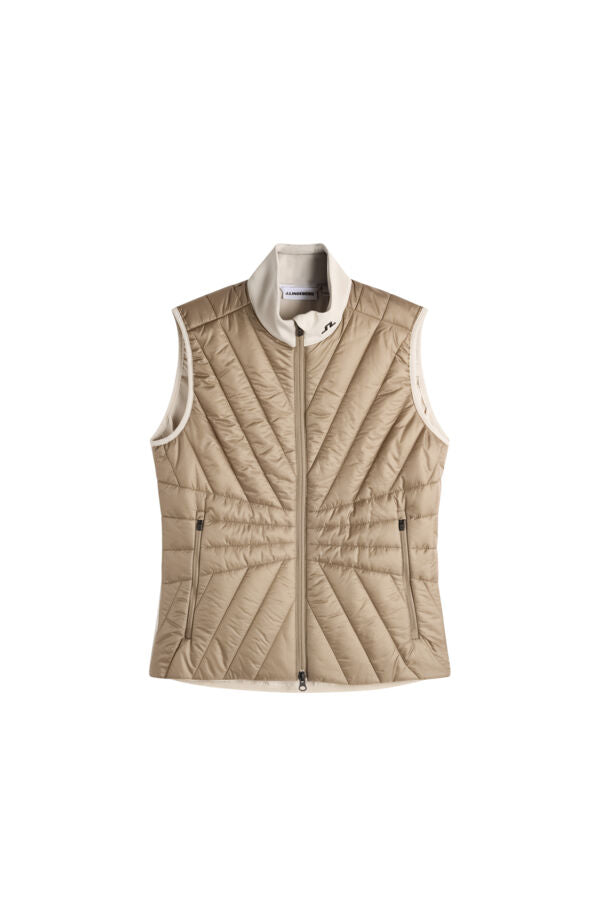 Holma Quilt Hybrid Vest / Brindle