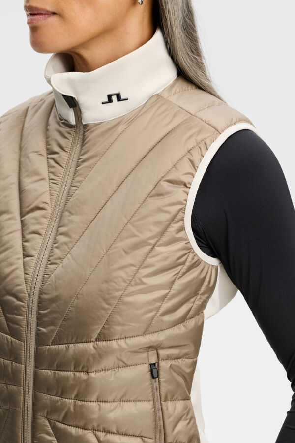 Holma Quilt Hybrid Vest / Brindle