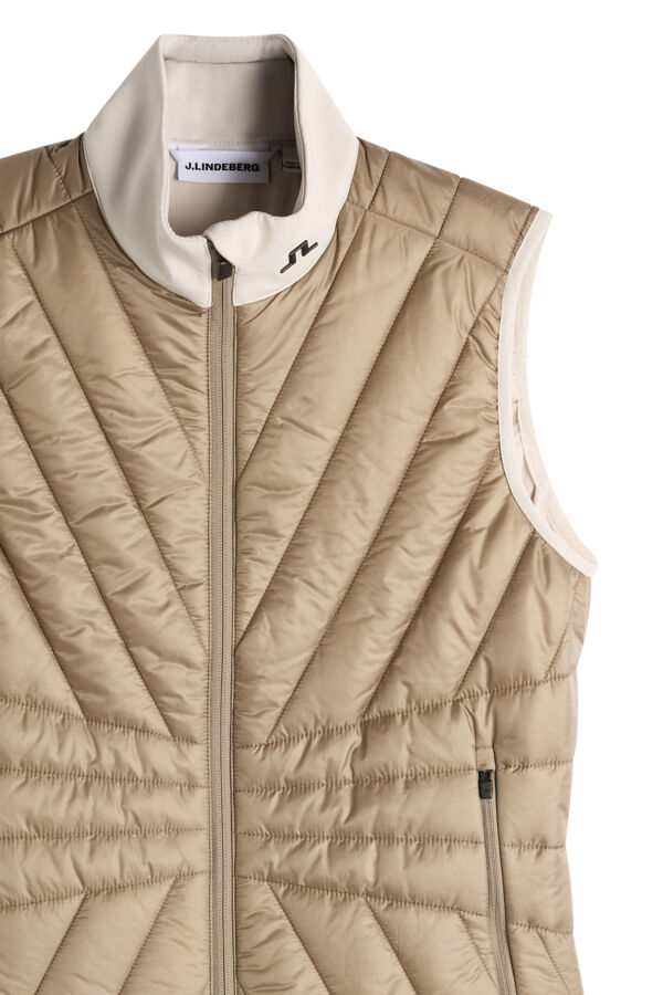 Holma Quilt Hybrid Vest / Brindle