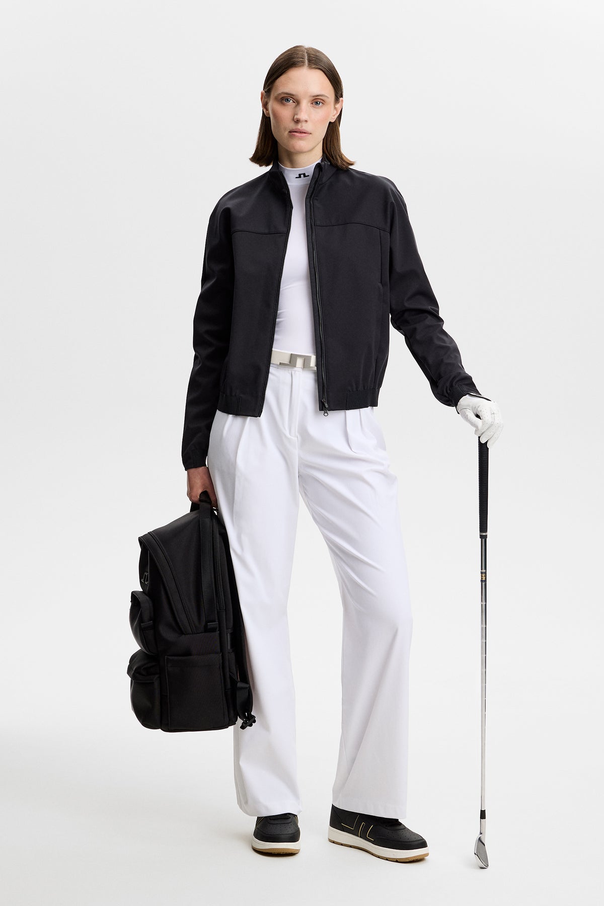 Harmony Pant in White by J.Lindeberg