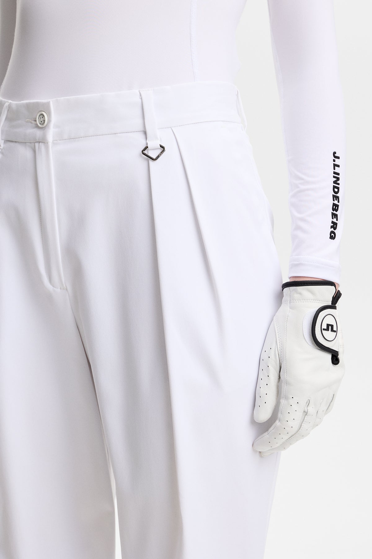 Harmony Pant in White by J.Lindeberg