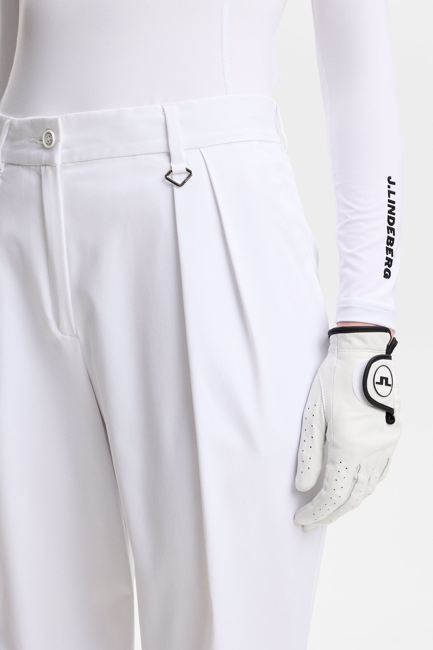 Harmony Pant in White by J.Lindeberg