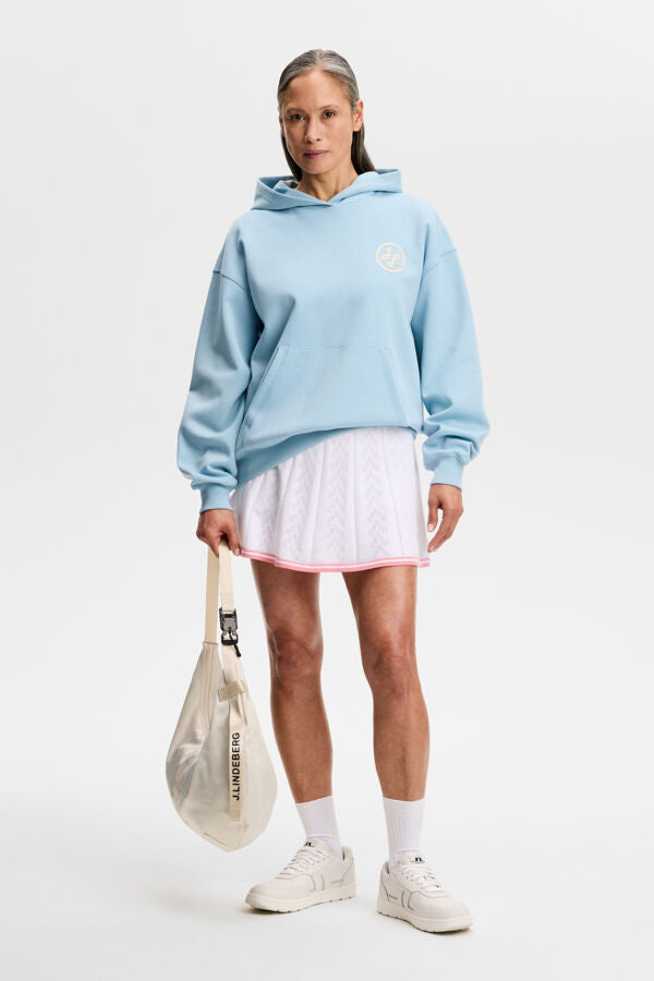 Pamela Pointelle Knitted skirt / White