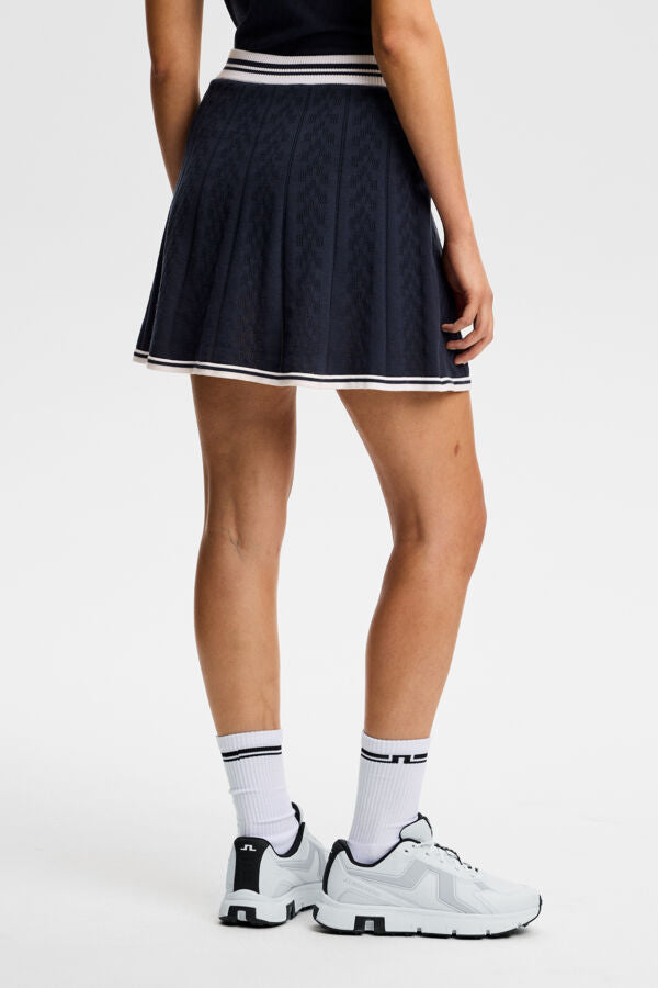Pamela Pointelle Knitted Skirt / JL Navy – J.LINDEBERG US