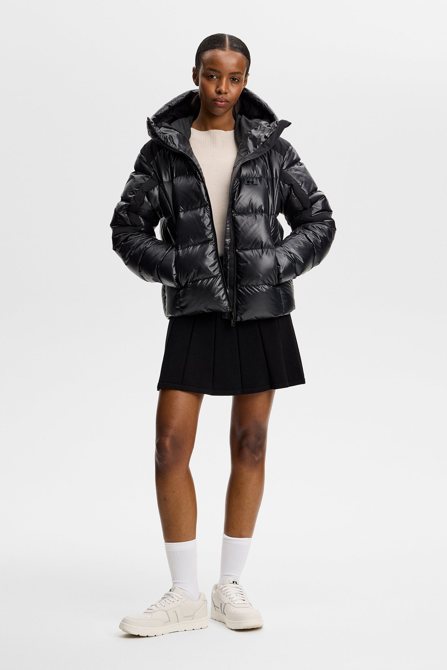 Betty Knit Skirt in Black by J.Lindeberg