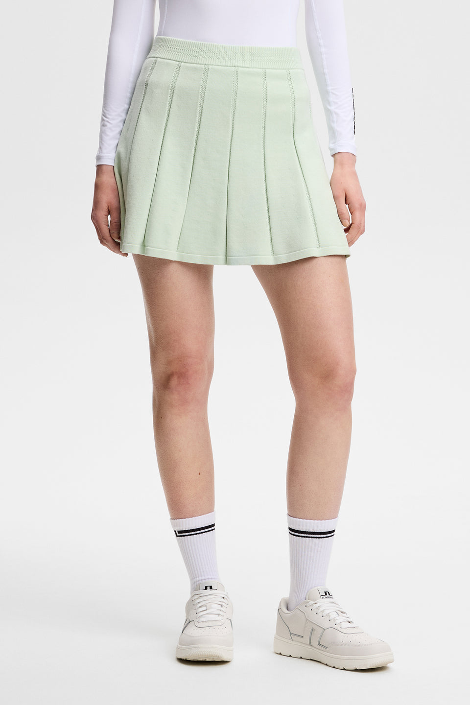 Betty Knit Skirt / Subtle Green
