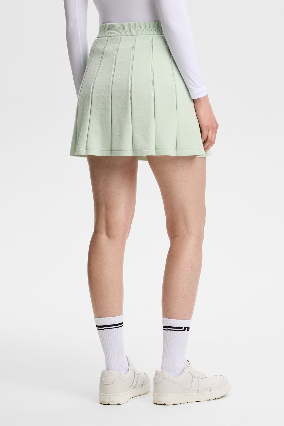 Betty Knit Skirt in Subtle Green by J.Lindeberg