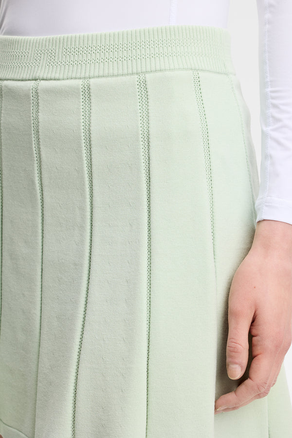 Betty Knit Skirt / Subtle Green