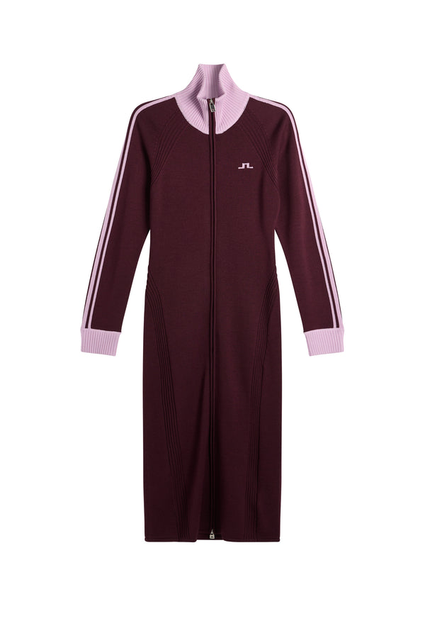 Bettina Knitted Track Dress / Winetasting