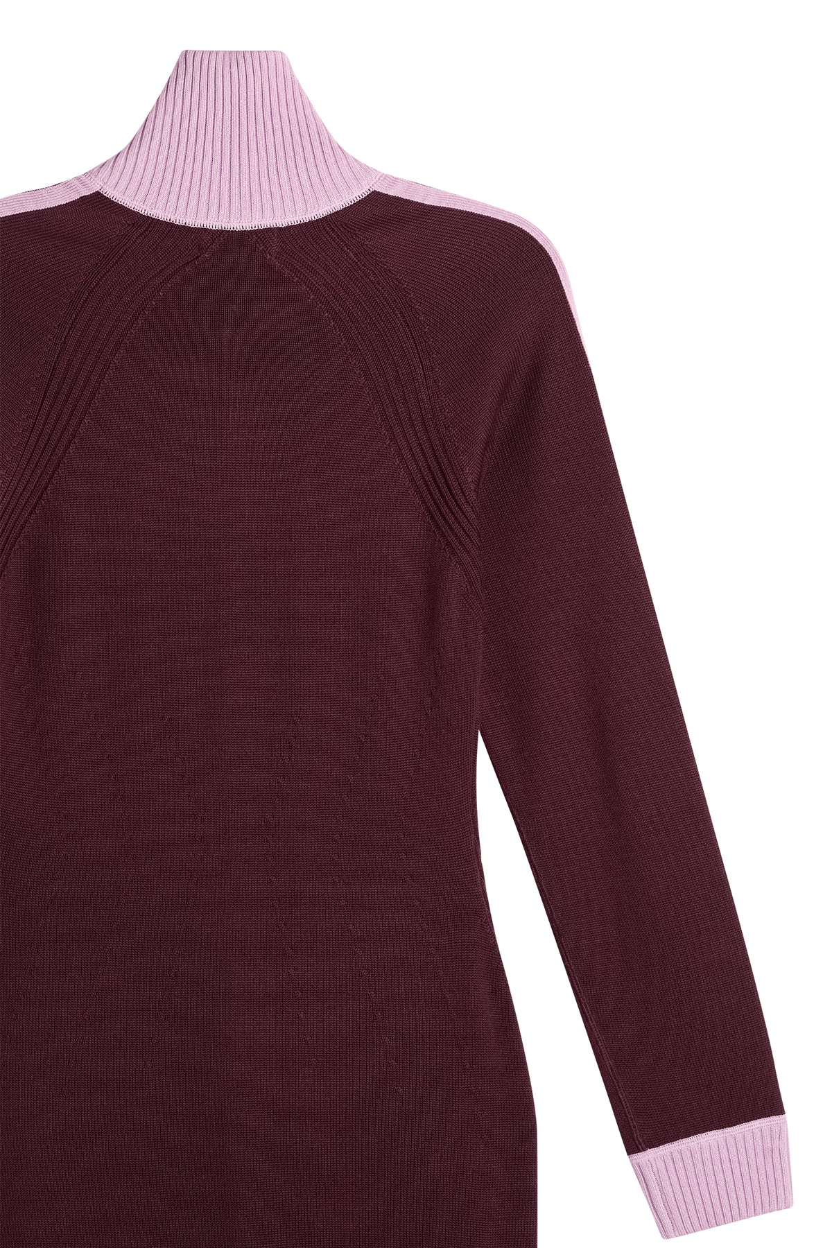 Bettina Knitted Track Dress in Winetasting by J.Lindeberg