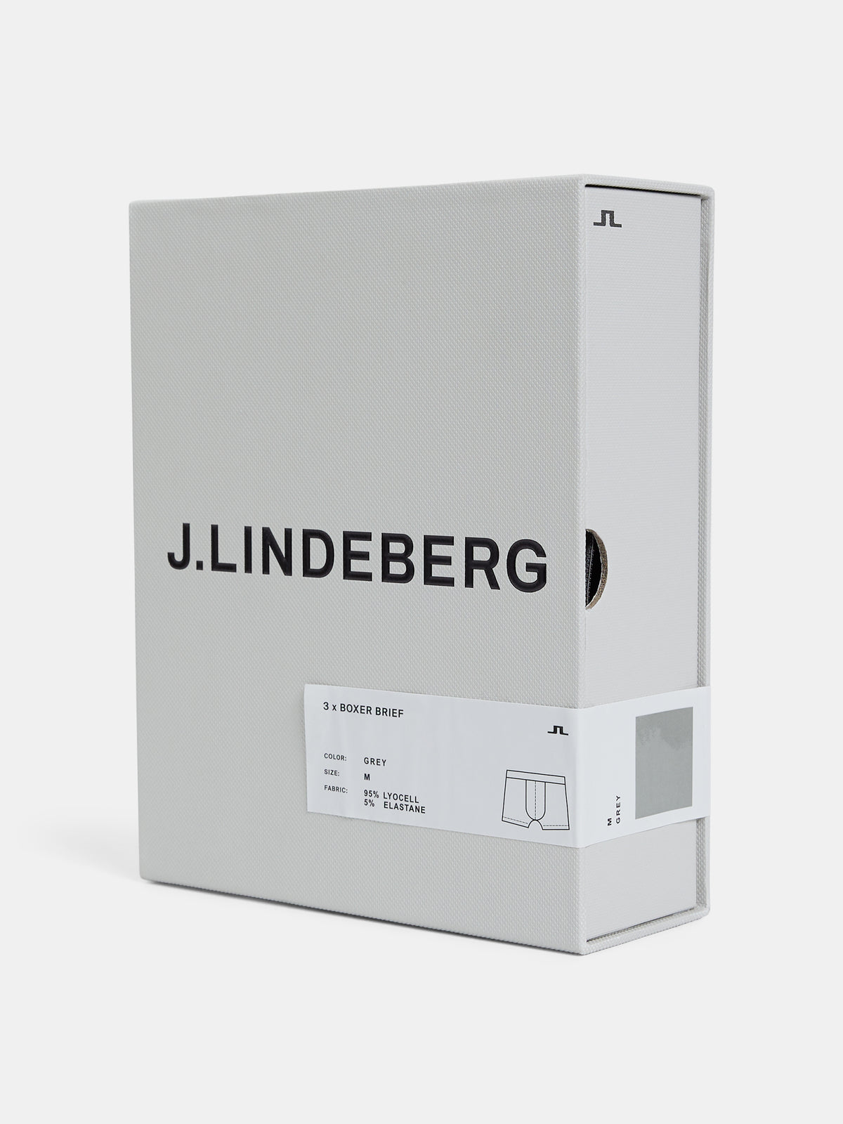 Bridge Lyocell Boxer in Grey by J.Lindeberg