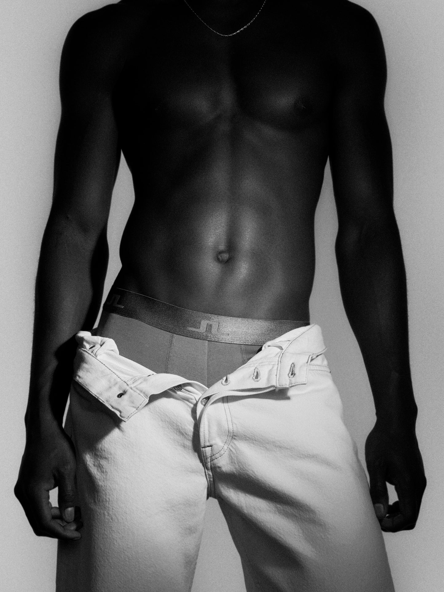 Bridge Lyocell Boxer in Multicolour Black by J.Lindeberg