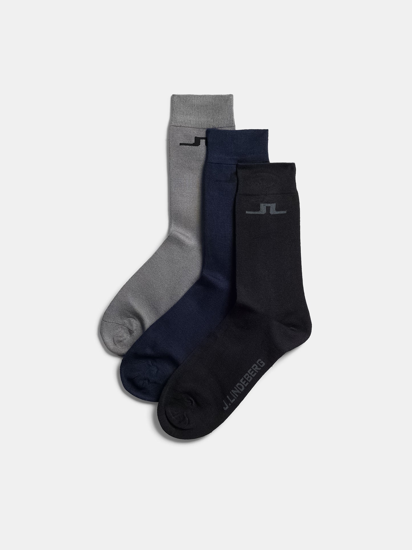 Bridge Bamboo Sock in Multicolour Black by J.Lindeberg