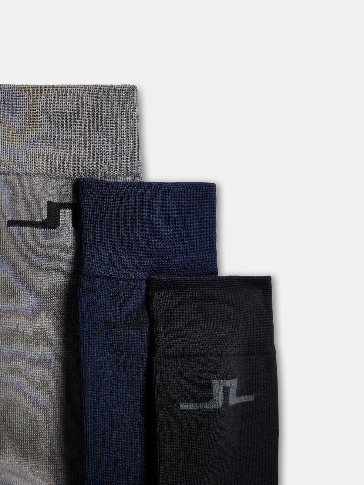 Bridge Bamboo Sock in Multicolour Black by J.Lindeberg