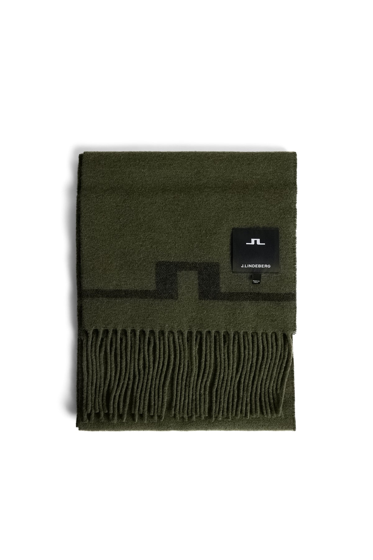 Champ Double Sided  Scarf in Forest Green by J.Lindeberg