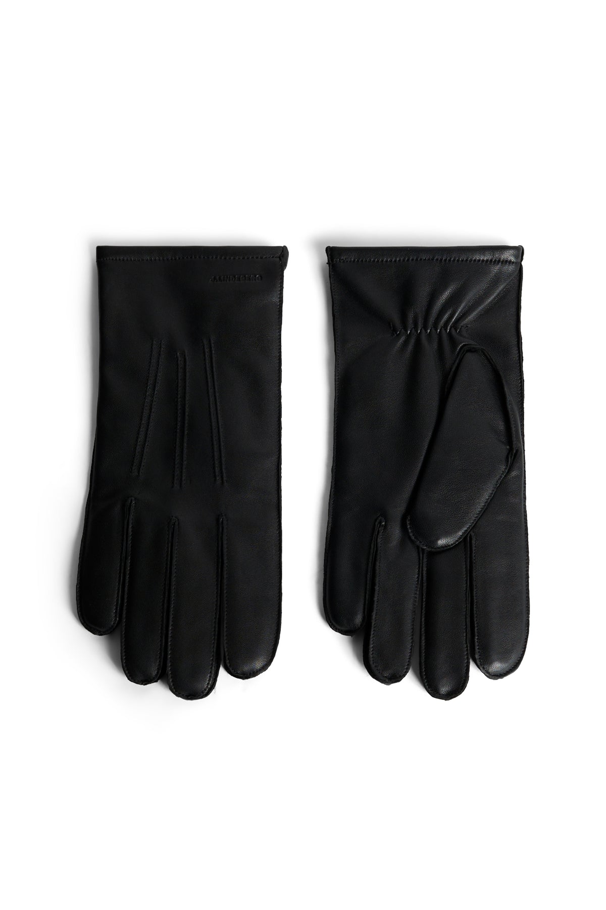 Milo Leather Glove in Black by J.Lindeberg