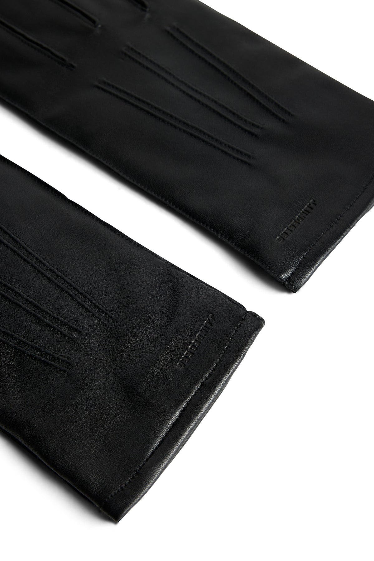 Milo Leather Glove in Black by J.Lindeberg