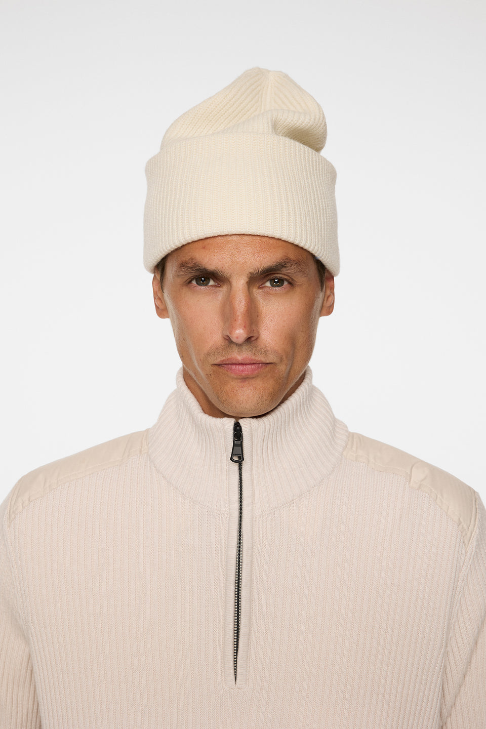 Monti Cashmere Blend Beanie / Moonbeam