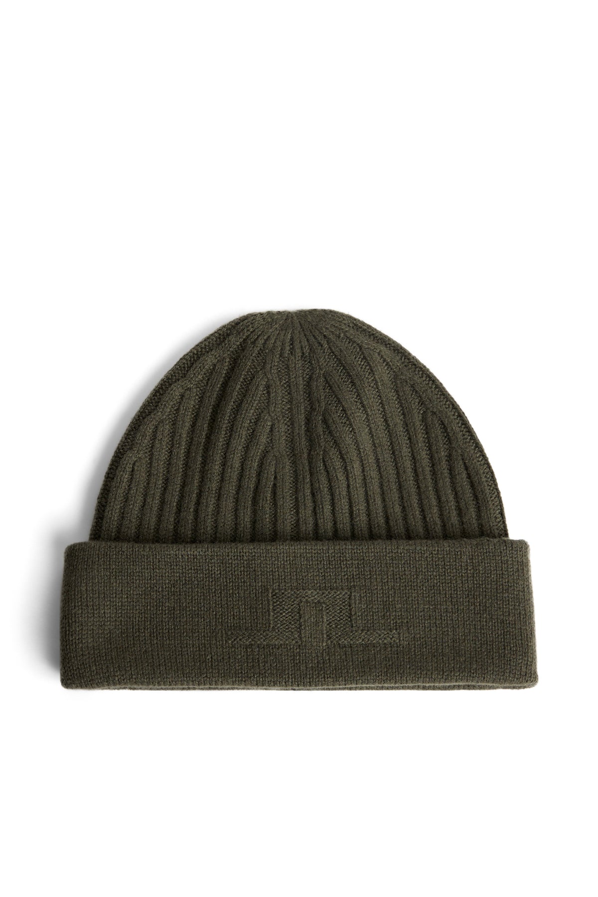 Jive Wool Beanie in Forest Green by J.Lindeberg