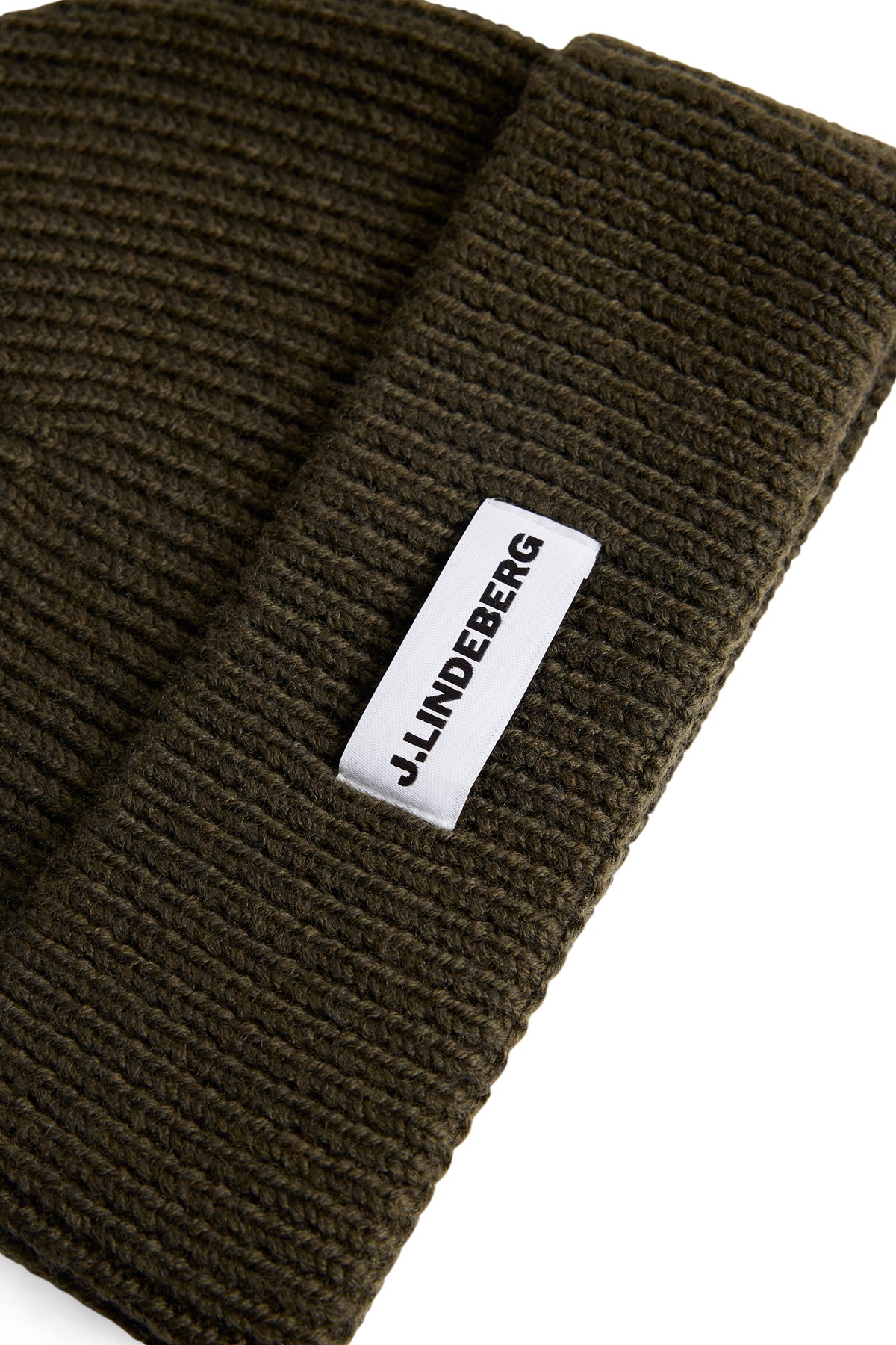 Juan Merino Beanie in Forest Green by J.Lindeberg