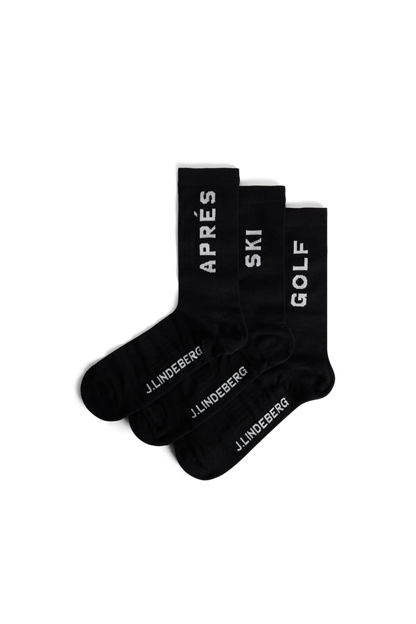 Miles Sock Pack / Black