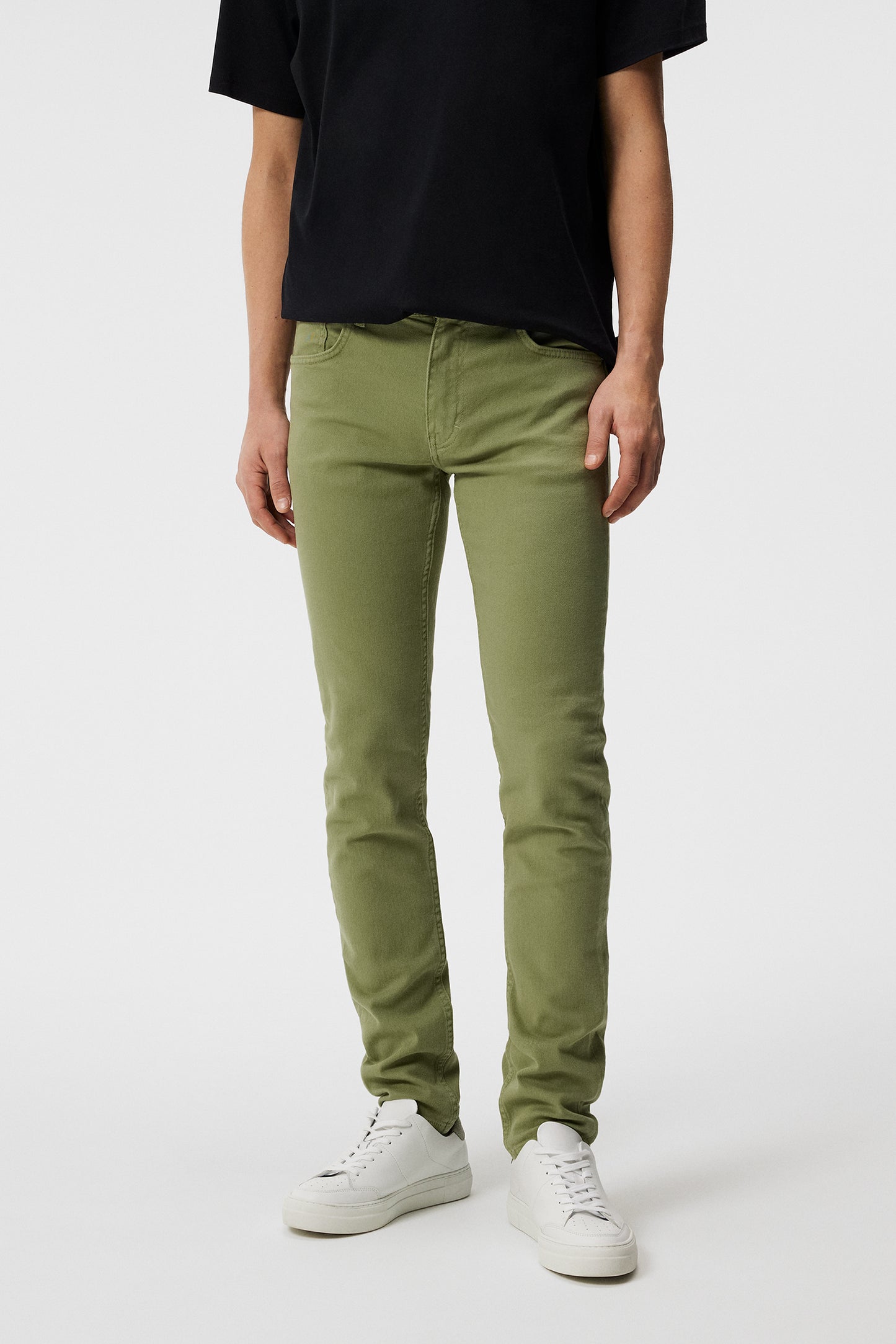 Jay LHT Slim Jeans in Oil Green by J.Lindeberg
