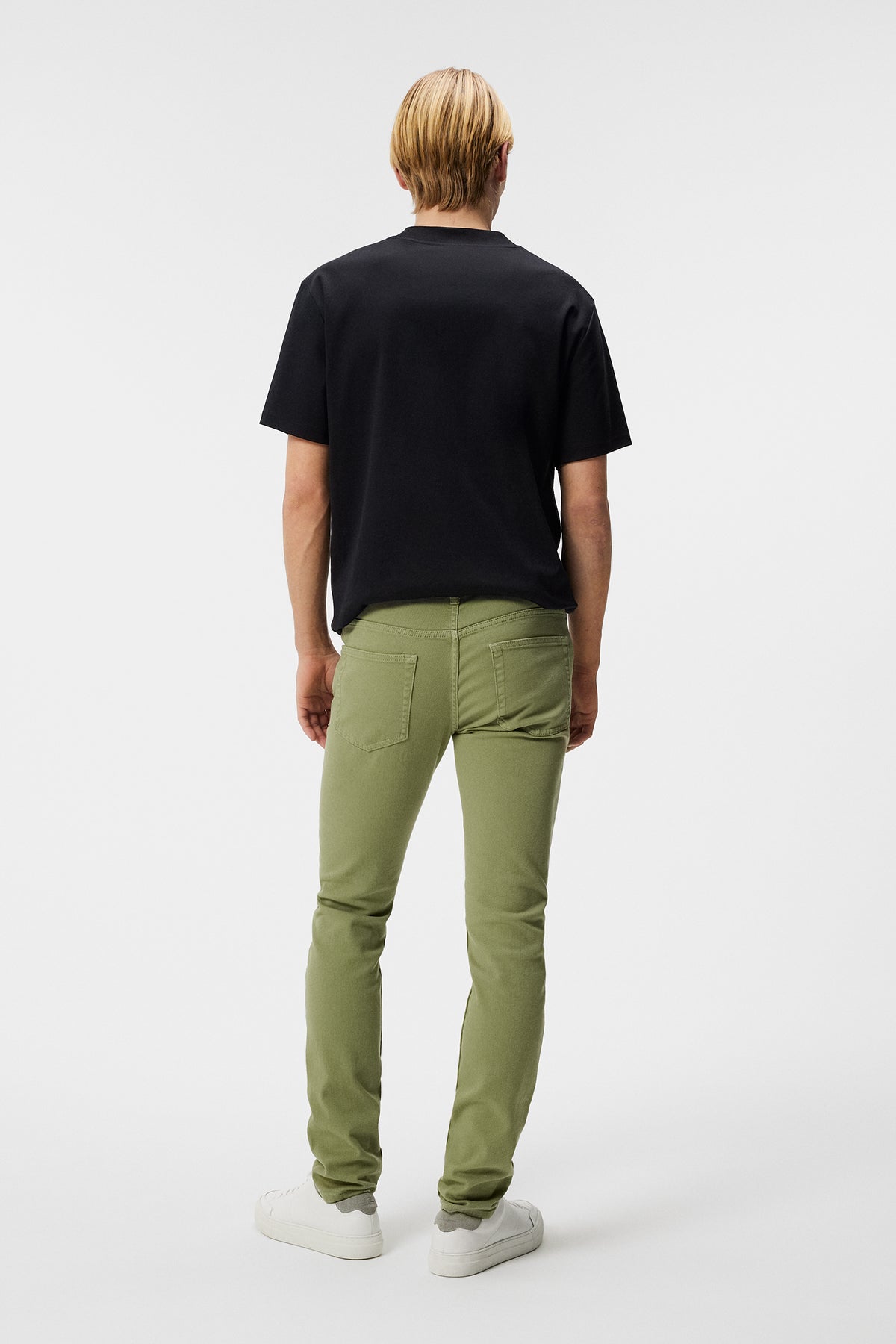 Jay LHT Slim Jeans in Oil Green by J.Lindeberg