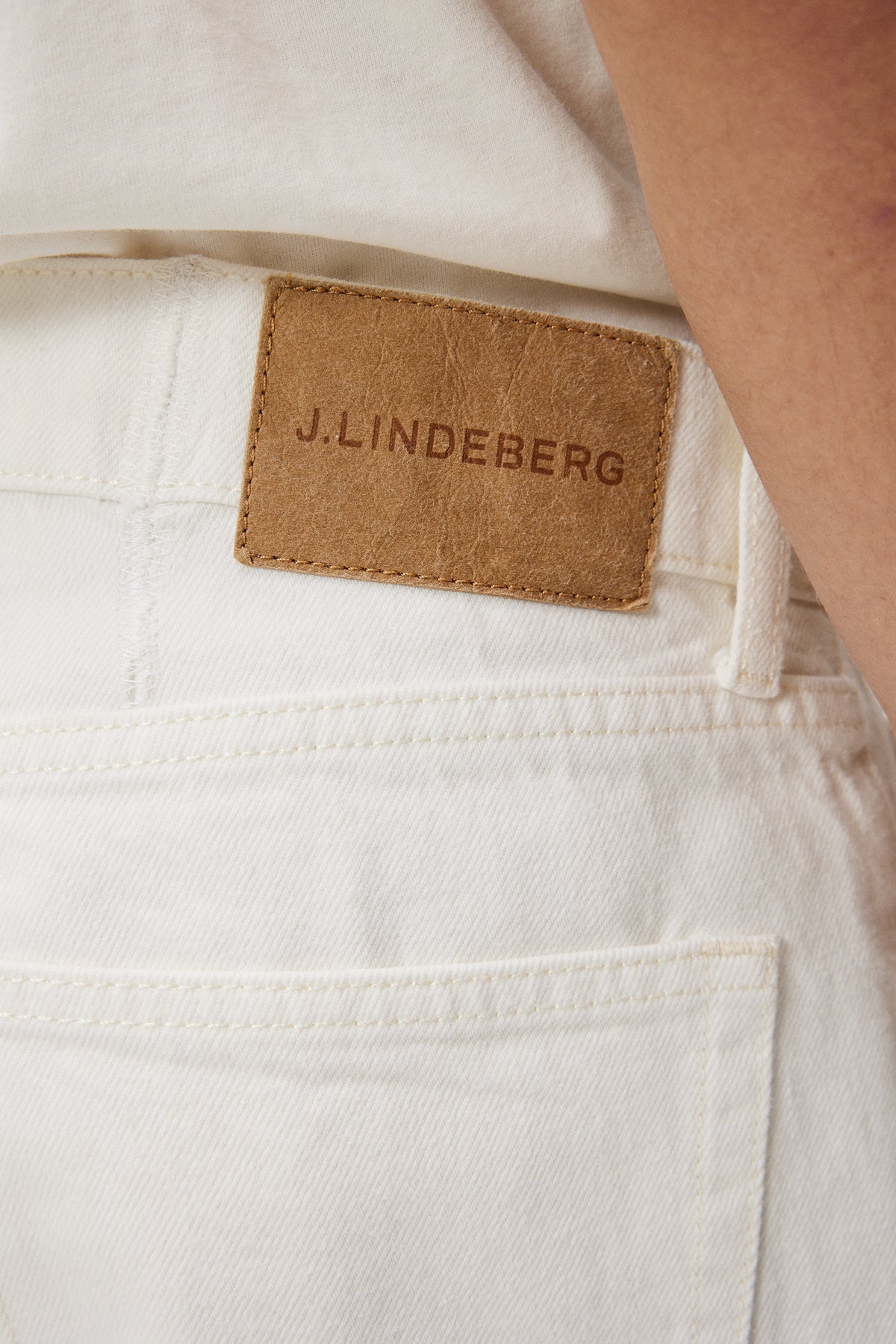 Cody Solid Regular Jeans in Cloud White by J.Lindeberg