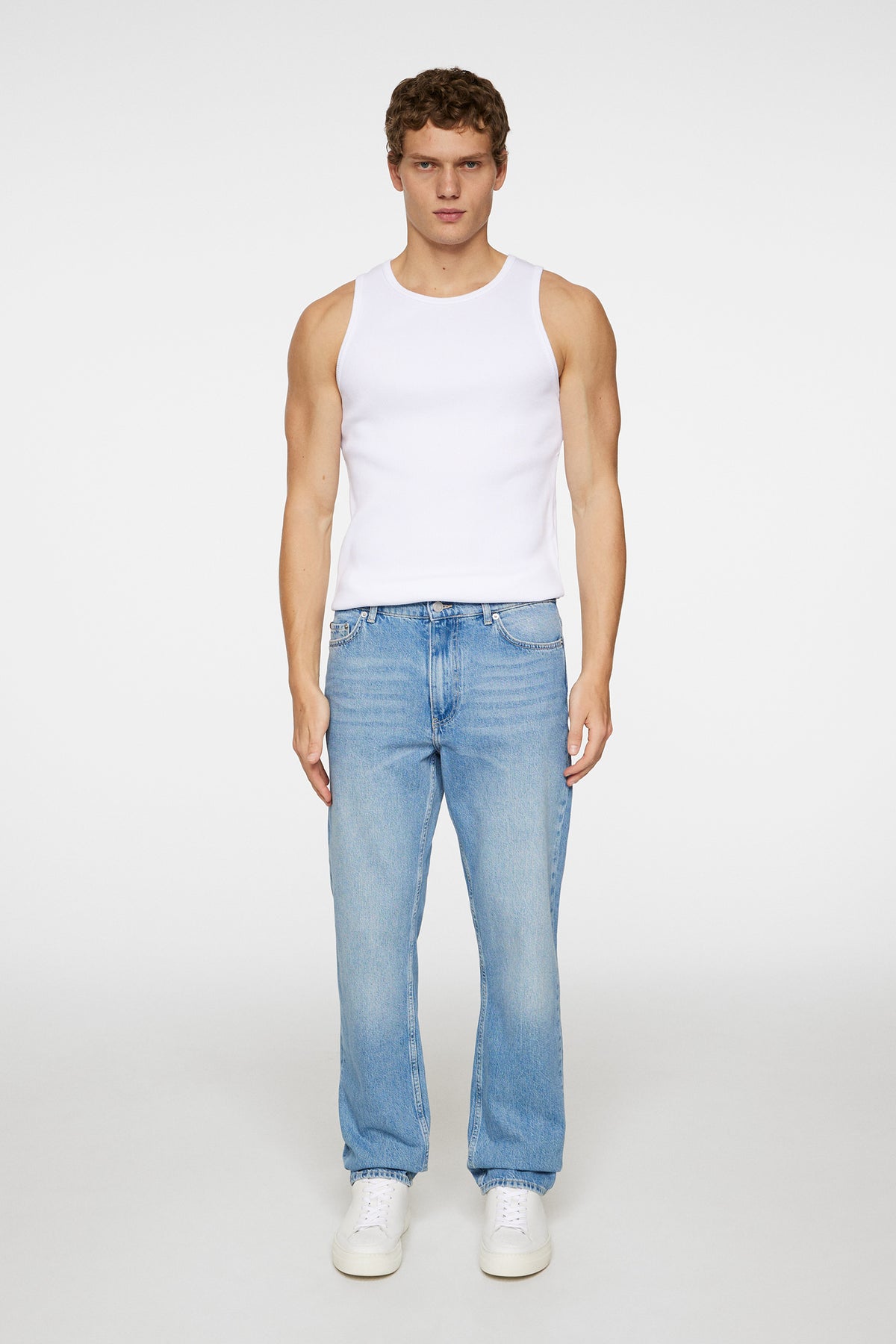 Cody Washed Reg Jeans in Light Blue by J.Lindeberg
